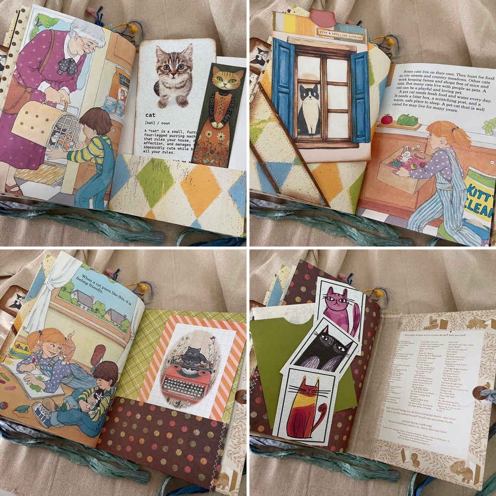 Junk Journal My Little Golden Book About Cats Little Golden Book - Picture 13 of 15